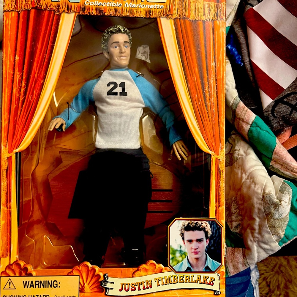 Justin from NSYNC collectible doll